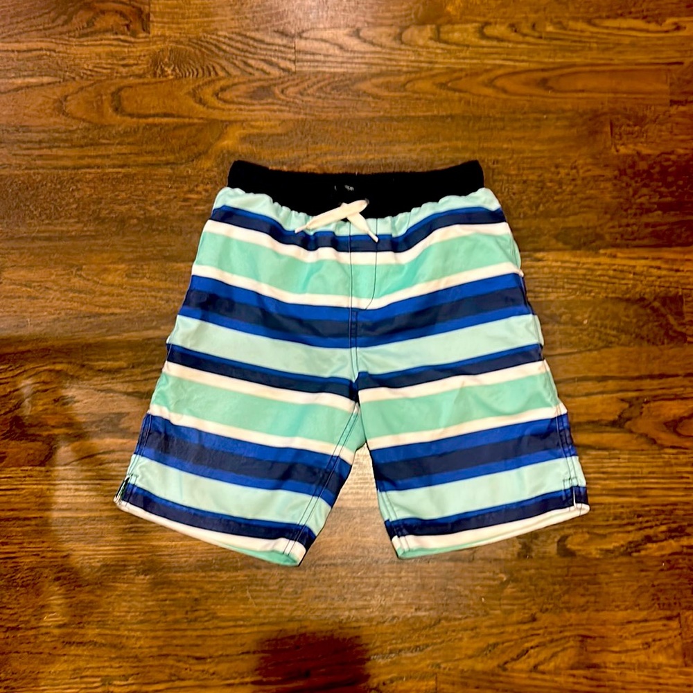 Boys Landsend stripe swimsuit.
